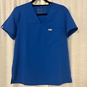 Figs Royal Blue Catrina Top